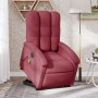 Sillón de masaje elevable eléctrico tela rojo tinto de , Sillones - Ref: Foro24-3204131, Precio: 319,10 €, Descuento: %
