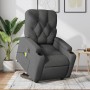 Sillón de masaje eléctrico reclinable elevable tela gris oscuro de , Sillones - Ref: Foro24-3204747, Precio: 364,34 €, Descue...