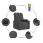 Sillón de masaje eléctrico reclinable elevable tela gris oscuro de , Sillones - Ref: Foro24-3204747, Precio: 390,95 €, Descue...