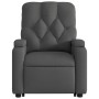 Sillón de masaje eléctrico reclinable elevable tela gris oscuro de , Sillones - Ref: Foro24-3204747, Precio: 364,34 €, Descue...