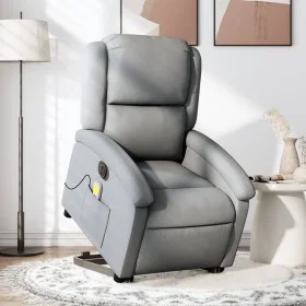 Sillón de masaje eléctrico reclinable elevable tela gris claro de , Sillones - Ref: Foro24-3204200, Precio: 343,92 €, Descuen...