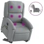Sillón de masaje eléctrico reclinable elevable tela gris claro de , Sillones - Ref: Foro24-3204200, Precio: 343,92 €, Descuen...