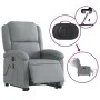Sillón de masaje eléctrico reclinable elevable tela gris claro de , Sillones - Ref: Foro24-3204200, Precio: 343,92 €, Descuen...