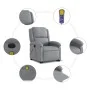 Sillón de masaje eléctrico reclinable elevable tela gris claro de , Sillones - Ref: Foro24-3204200, Precio: 343,92 €, Descuen...