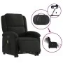 Sillón de masaje eléctrico reclinable elevable tela negro de , Sillones - Ref: Foro24-3204202, Precio: 340,01 €, Descuento: %