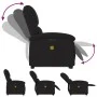 Sillón de masaje eléctrico reclinable elevable tela negro de , Sillones - Ref: Foro24-3204202, Precio: 340,01 €, Descuento: %