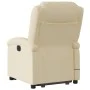 Sillón de masaje eléctrico reclinable elevable tela crema de , Sillones - Ref: Foro24-3204209, Precio: 342,12 €, Descuento: %