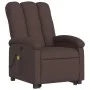 Elektrischer Massagesessel mit hochklappbarer Liege, dunkelbrauner Stoff von , Sessel - Ref: Foro24-3204133, Preis: 365,78 €,...