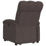 Sillón masaje eléctrico reclinable elevable tela marrón oscuro de , Sillones - Ref: Foro24-3204133, Precio: 341,38 €, Descuen...