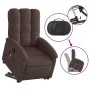 Elektrischer Massagesessel mit hochklappbarer Liege, dunkelbrauner Stoff von , Sessel - Ref: Foro24-3204133, Preis: 365,78 €,...