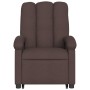 Sillón masaje eléctrico reclinable elevable tela marrón oscuro de , Sillones - Ref: Foro24-3204133, Precio: 341,38 €, Descuen...
