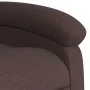 Sillón masaje eléctrico reclinable elevable tela marrón oscuro de , Sillones - Ref: Foro24-3204133, Precio: 365,78 €, Descuen...