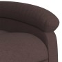 Sillón masaje eléctrico reclinable elevable tela marrón oscuro de , Sillones - Ref: Foro24-3204133, Precio: 341,38 €, Descuen...