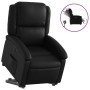 Sillón reclinable elevable eléctrico de cuero sintético negro de , Sillones - Ref: Foro24-3204240, Precio: 340,13 €, Descuent...