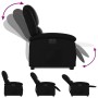 Sillón reclinable elevable eléctrico de cuero sintético negro de , Sillones - Ref: Foro24-3204240, Precio: 340,13 €, Descuent...