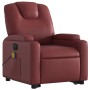 Sillón de masaje elevable eléctrico cuero artificial rojo tinto de , Sillones - Ref: Foro24-3204455, Precio: 355,93 €, Descue...