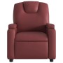 Sillón reclinable eléctrico de cuero sintético rojo tinto de , Sillones - Ref: Foro24-3204420, Precio: 283,13 €, Descuento: %