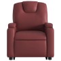 Sillón elevable eléctrico cuero artificial rojo tinto de , Sillones - Ref: Foro24-3204448, Precio: 339,71 €, Descuento: %