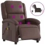 Sillón de masaje reclinable eléctrico cuero sintético marrón de , Sillones - Ref: Foro24-3204221, Precio: 278,17 €, Descuento: %