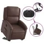 Sillón reclinable elevable cuero sintético marrón de , Sillones - Ref: Foro24-3204228, Precio: 297,15 €, Descuento: %
