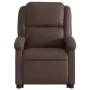 Sillón reclinable elevable cuero sintético marrón de , Sillones - Ref: Foro24-3204228, Precio: 297,15 €, Descuento: %
