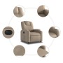 Sillón reclinable eléctrico de cuero sintético color capuchino de , Sillones - Ref: Foro24-3204422, Precio: 256,80 €, Descuen...