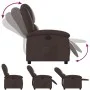 Sillón reclinable eléctrico de cuero sintético marrón de , Sillones - Ref: Foro24-3204214, Precio: 262,38 €, Descuento: %
