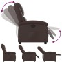 Sillón reclinable eléctrico de cuero sintético marrón de , Sillones - Ref: Foro24-3204214, Precio: 259,67 €, Descuento: %