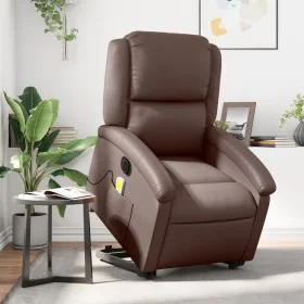 Elektrischer Massagesessel aus braunem Kunstleder von , Sessel - Ref: Foro24-3204249, Preis: 360,01 €, Rabatt: %