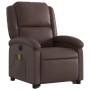 Sillón de masaje elevable eléctrico cuero sintético marrón de , Sillones - Ref: Foro24-3204249, Precio: 336,61 €, Descuento: %