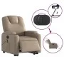 Sillón reclinable de masaje eléctrico cuero sintético capuchino de , Sillones - Ref: Foro24-3204457, Precio: 391,11 €, Descue...
