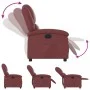 Red Faux Leather Power Recliner by , Armchairs - Ref: Foro24-3204216, Price: 247,65 €, Discount: %