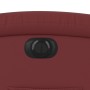 Sillón reclinable eléctrico de cuero sintético rojo tinto de , Sillones - Ref: Foro24-3204216, Precio: 239,46 €, Descuento: %
