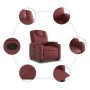 Sillón reclinable elevable cuero artificial rojo tinto de , Sillones - Ref: Foro24-3204434, Precio: 313,17 €, Descuento: %