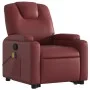 Sillón reclinable de masaje de pie cuero artificial rojo tinto de , Sillones - Ref: Foro24-3204441, Precio: 334,13 €, Descuen...