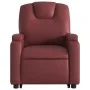Sillón reclinable de masaje de pie cuero artificial rojo tinto de , Sillones - Ref: Foro24-3204441, Precio: 334,13 €, Descuen...