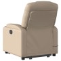 Sillón reclinable masaje pie cuero artificial color capuchino de , Sillones - Ref: Foro24-3204443, Precio: 323,54 €, Descuent...