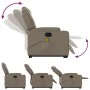 Sillón reclinable masaje pie cuero artificial color capuchino de , Sillones - Ref: Foro24-3204443, Precio: 349,16 €, Descuent...
