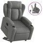 Sillón reclinable elevable de tela gris oscuro de , Sillones - Ref: Foro24-3204483, Precio: 308,09 €, Descuento: %