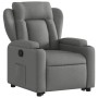 Sillón reclinable elevable de tela gris oscuro de , Sillones - Ref: Foro24-3204483, Precio: 308,09 €, Descuento: %