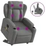 Silla de masaje reclinable de pie de tela gris oscuro de , Sillones - Ref: Foro24-3204495, Precio: 314,93 €, Descuento: %