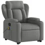Silla de masaje reclinable de pie de tela gris oscuro de , Sillones - Ref: Foro24-3204495, Precio: 314,93 €, Descuento: %