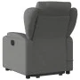 Silla de masaje reclinable de pie de tela gris oscuro de , Sillones - Ref: Foro24-3204495, Precio: 314,93 €, Descuento: %
