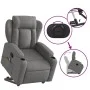 Silla de masaje reclinable de pie de tela gris oscuro de , Sillones - Ref: Foro24-3204495, Precio: 314,93 €, Descuento: %