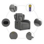 Silla de masaje reclinable de pie de tela gris oscuro de , Sillones - Ref: Foro24-3204495, Precio: 299,33 €, Descuento: %