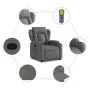 Silla de masaje reclinable de pie de tela gris oscuro de , Sillones - Ref: Foro24-3204495, Precio: 314,93 €, Descuento: %