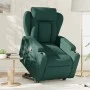 Sillón reclinable elevable tela verde oscuro de , Sillones - Ref: Foro24-3204488, Precio: 297,77 €, Descuento: %