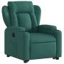 Sillón reclinable elevable tela verde oscuro de , Sillones - Ref: Foro24-3204488, Precio: 297,77 €, Descuento: %