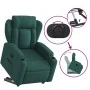 Sillón reclinable elevable tela verde oscuro de , Sillones - Ref: Foro24-3204488, Precio: 297,77 €, Descuento: %