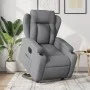 Sillón eléctrico reclinable elevable de tela gris claro de , Sillones - Ref: Foro24-3204506, Precio: 389,00 €, Descuento: %